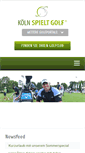Mobile Screenshot of koeln-spielt-golf.de
