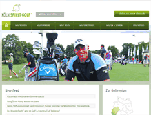 Tablet Screenshot of koeln-spielt-golf.de
